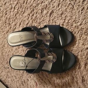 Wedge heel dressy shoes